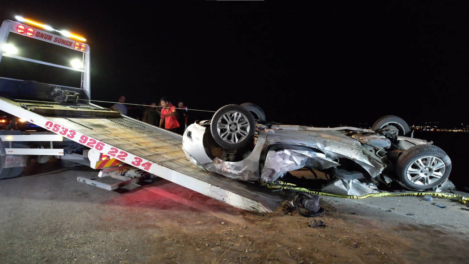 Ankara’da Iki Otomobil Kafa Kafaya Çarpıştı 3 Ölü (4)