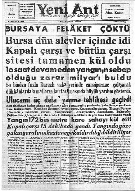 Bursayı Yakan Alevler Geçmişten Günümüze Tarihi Bursa Yangınları Gencgazete (3)