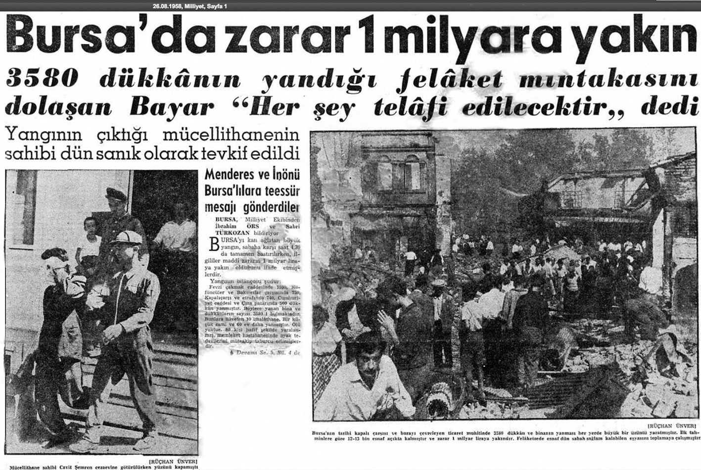 Bursayı Yakan Alevler Geçmişten Günümüze Tarihi Bursa Yangınları Gencgazete (9)