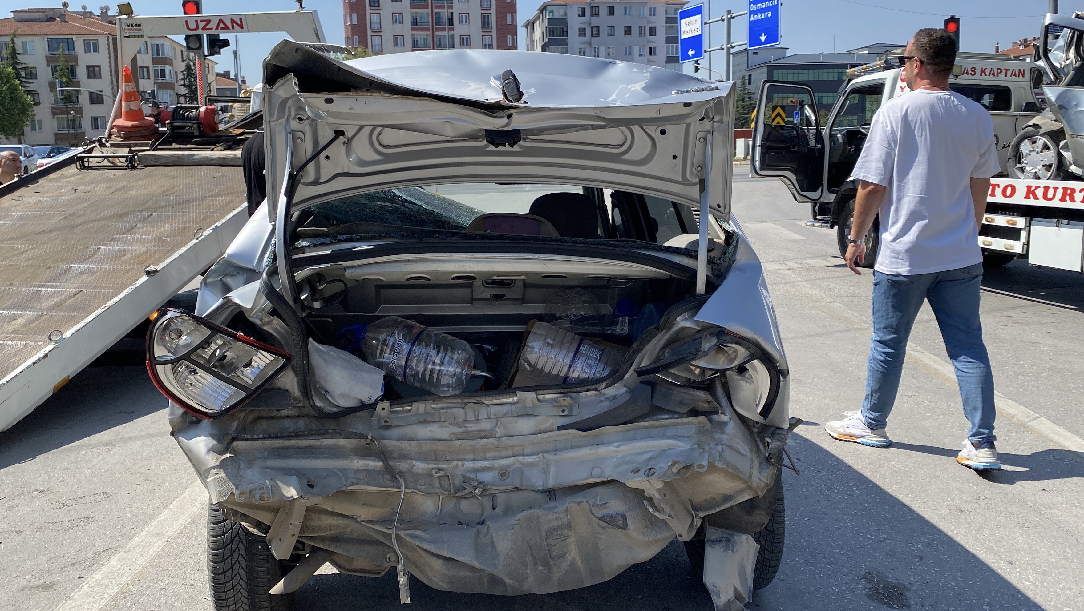 Çorum'da Zincirleme Kaza 6 Yaralı (3)