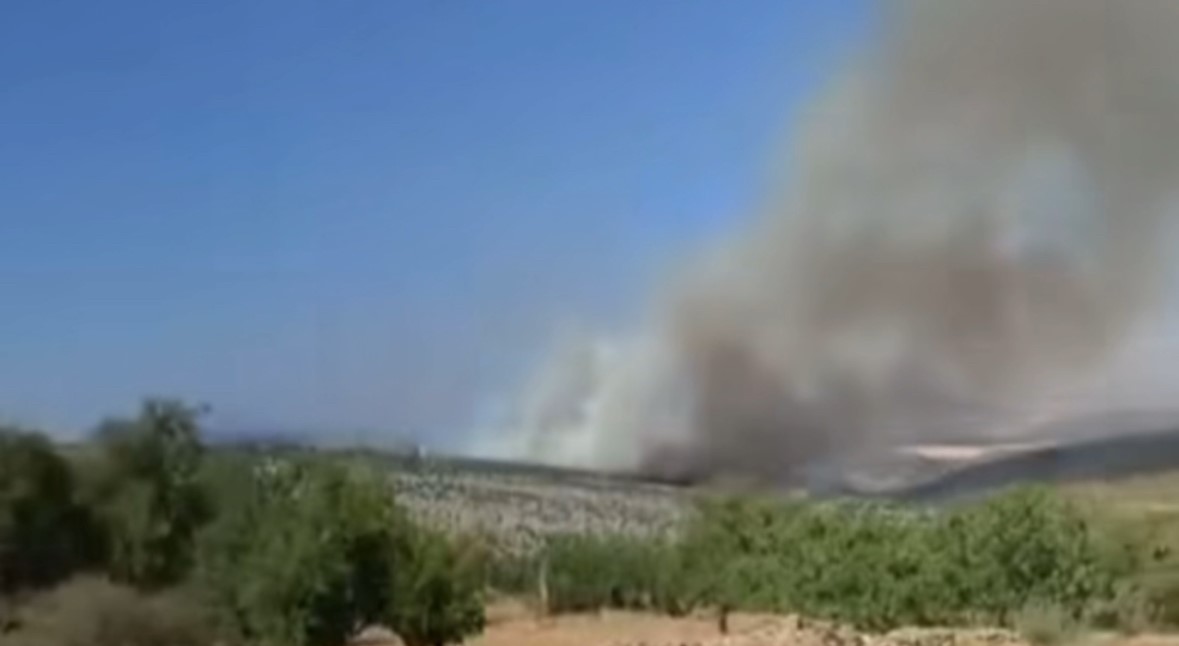 Gaziantep'te Makilik Ve Ormanlık Alanda Yangın (1)