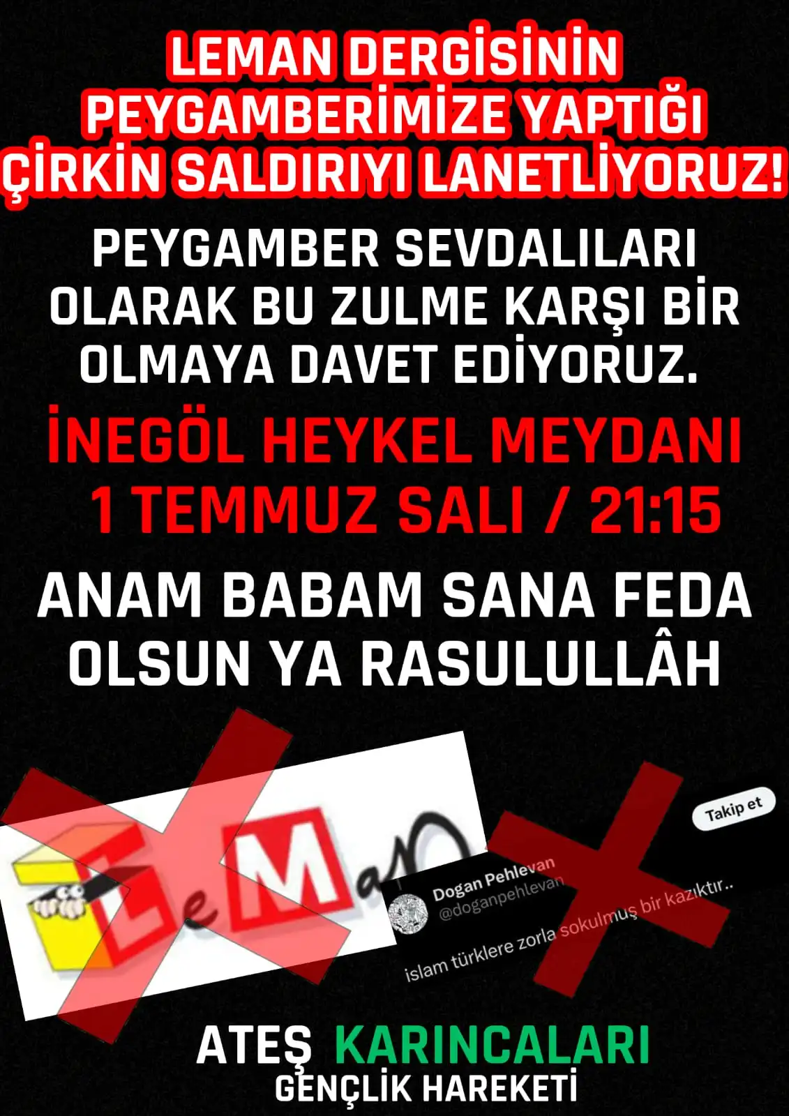 Genç Gazete Ateş Karıncaları Derneği’nden Peygamber Sevdalılarına Çağrı (2)