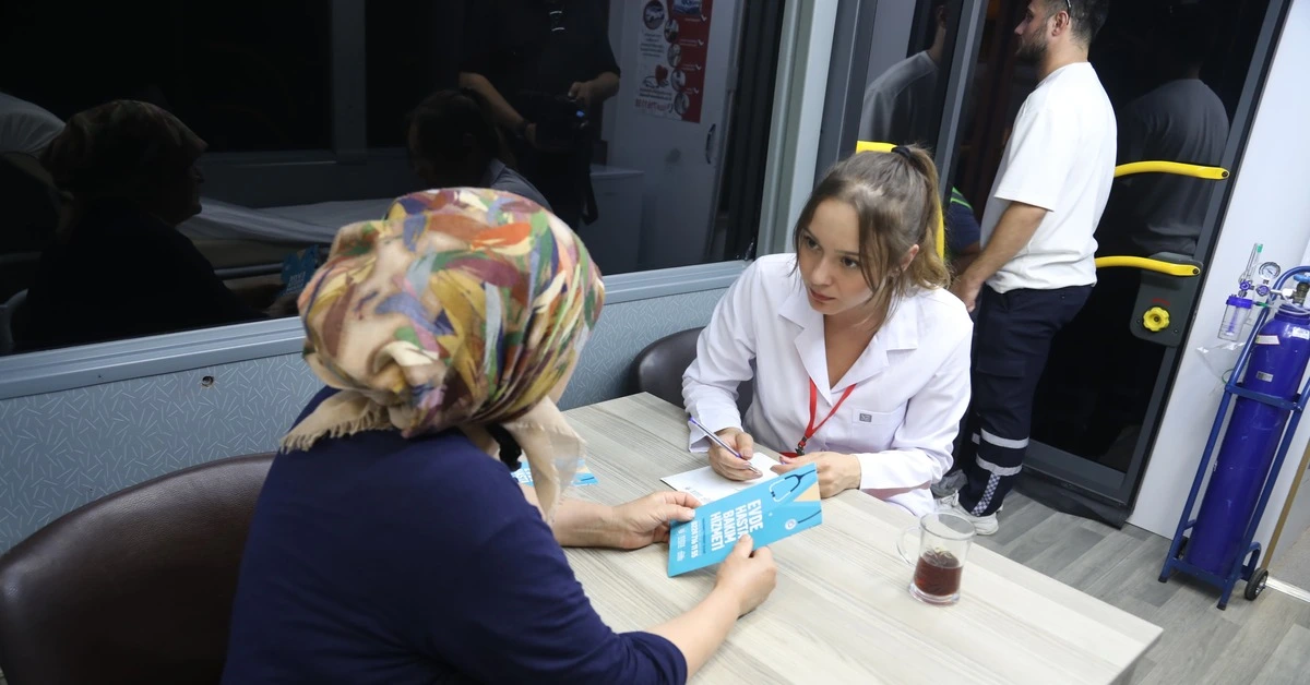 Genç Gazete Bursa Büyükşehir'den Yangın Bölgesine Mobil Sağlık Desteği 1