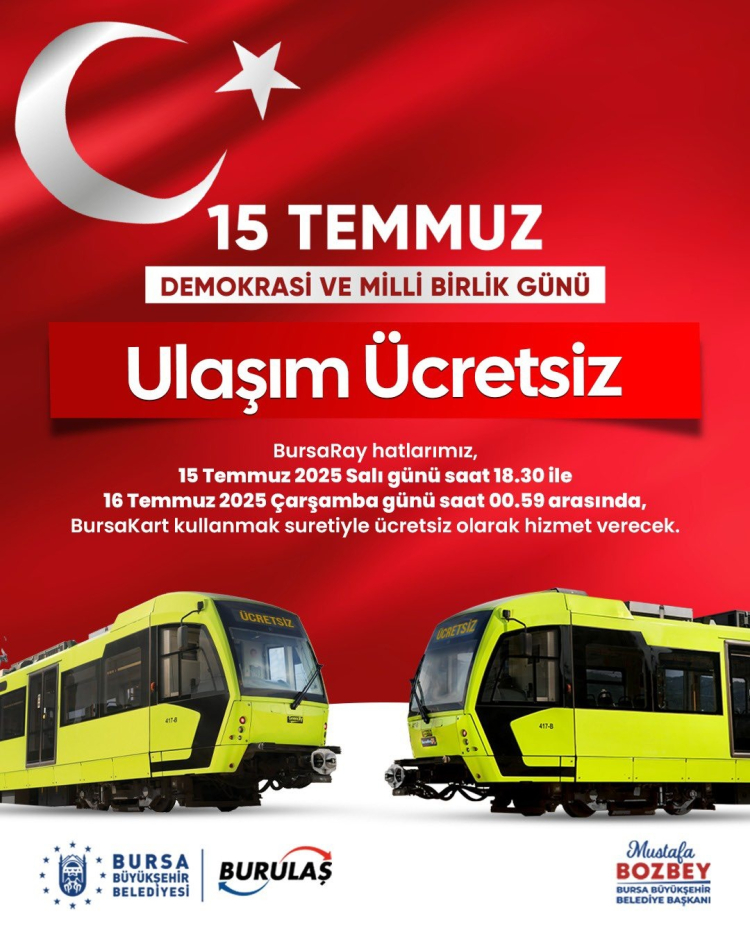 Genç Gazete Bursa'da Bugün Ulaşım Ücretsiz Mi-1