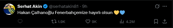 Hakan Çalhanoğlu Fenerbahçe'de