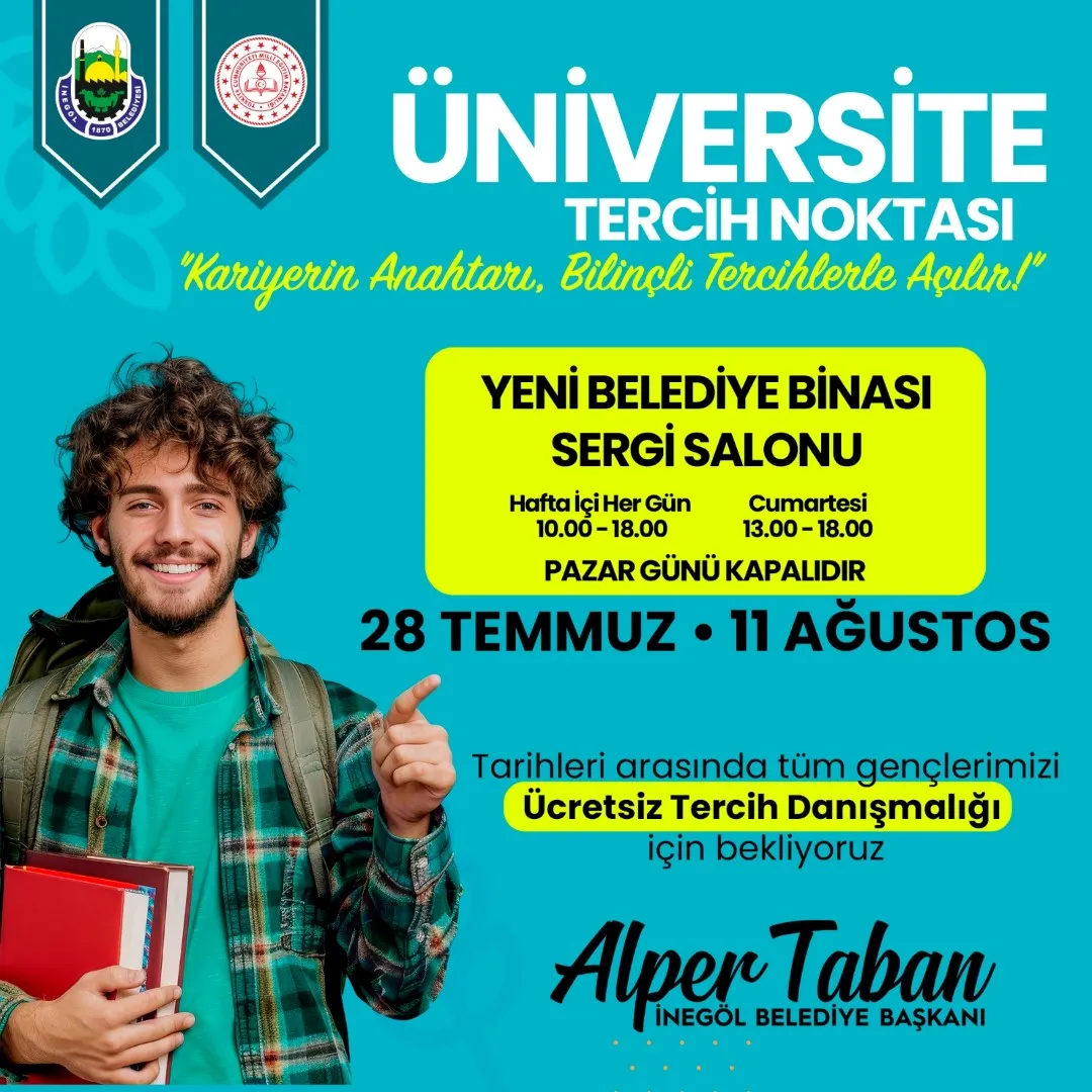 İnegöl Belediyesi’nden Üniversite Adaylarına Ücretsiz Tercih Danışmanlığı Desteği