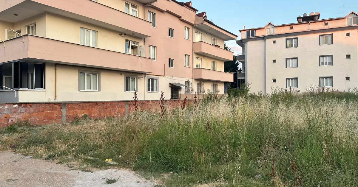 İnegöl Kemalpaşa Mahallesi'nde Boş Arsadaki Otlar Mahalleliyi Tedirgin Ediyor (5)