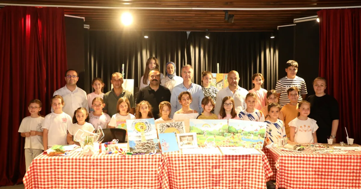 İnegöl’de 200 Çocuk Yaz Tatilinde Sanatla Buluşuyor (2)