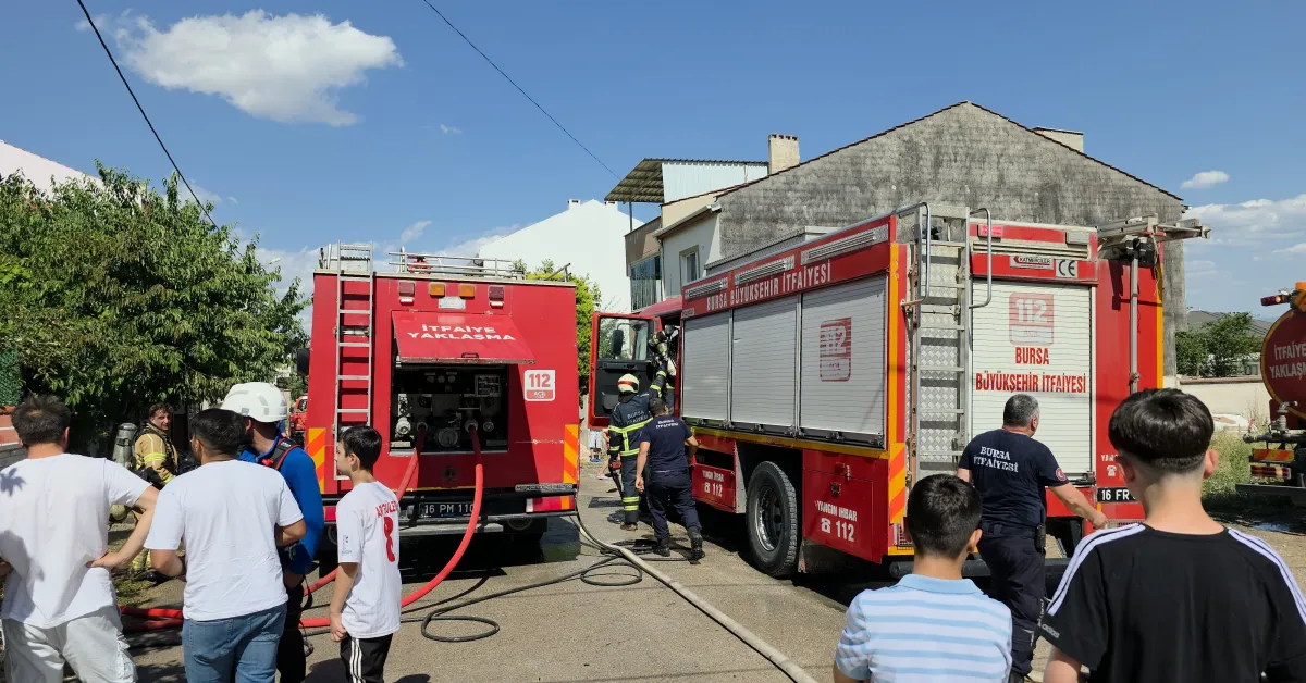 İnegöl'de Elektrikli Bisiklet Mahalleyi Yakıyordu (2)