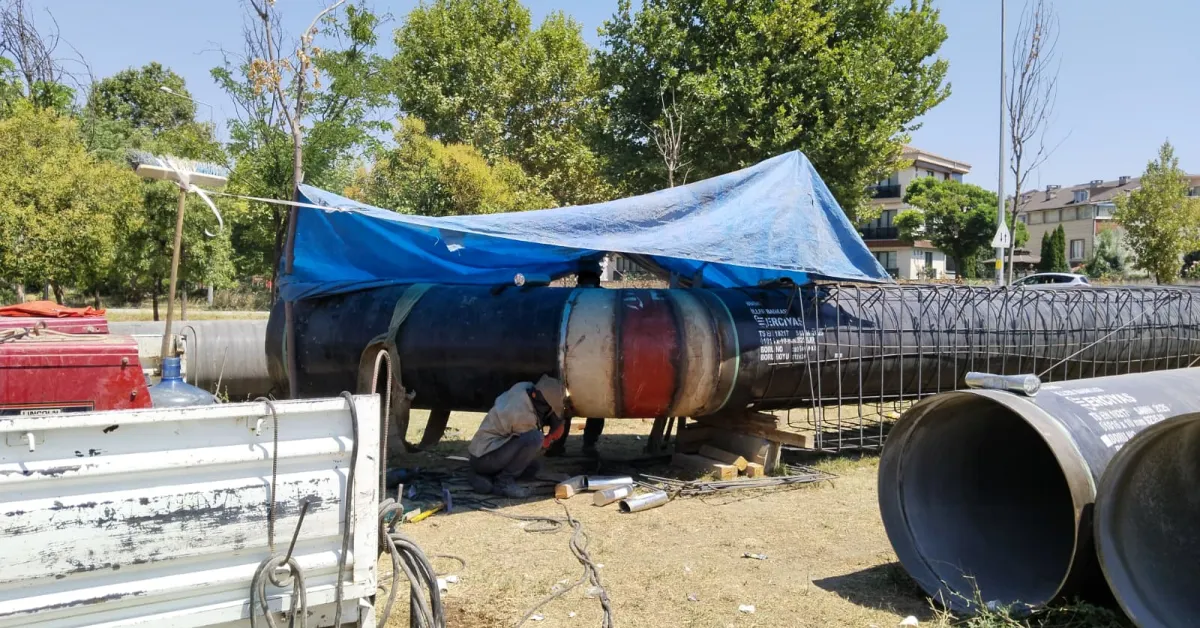 İnegöl’e Yeni Su Hattı Çalışmaları Başladı (1)