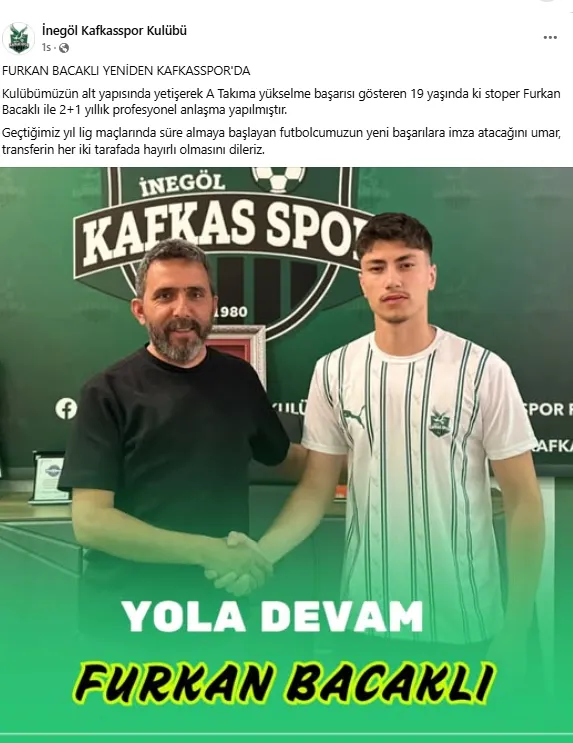 Kafkasspor, Genç Stoperi Ile Yola Devam Edecek! (2)