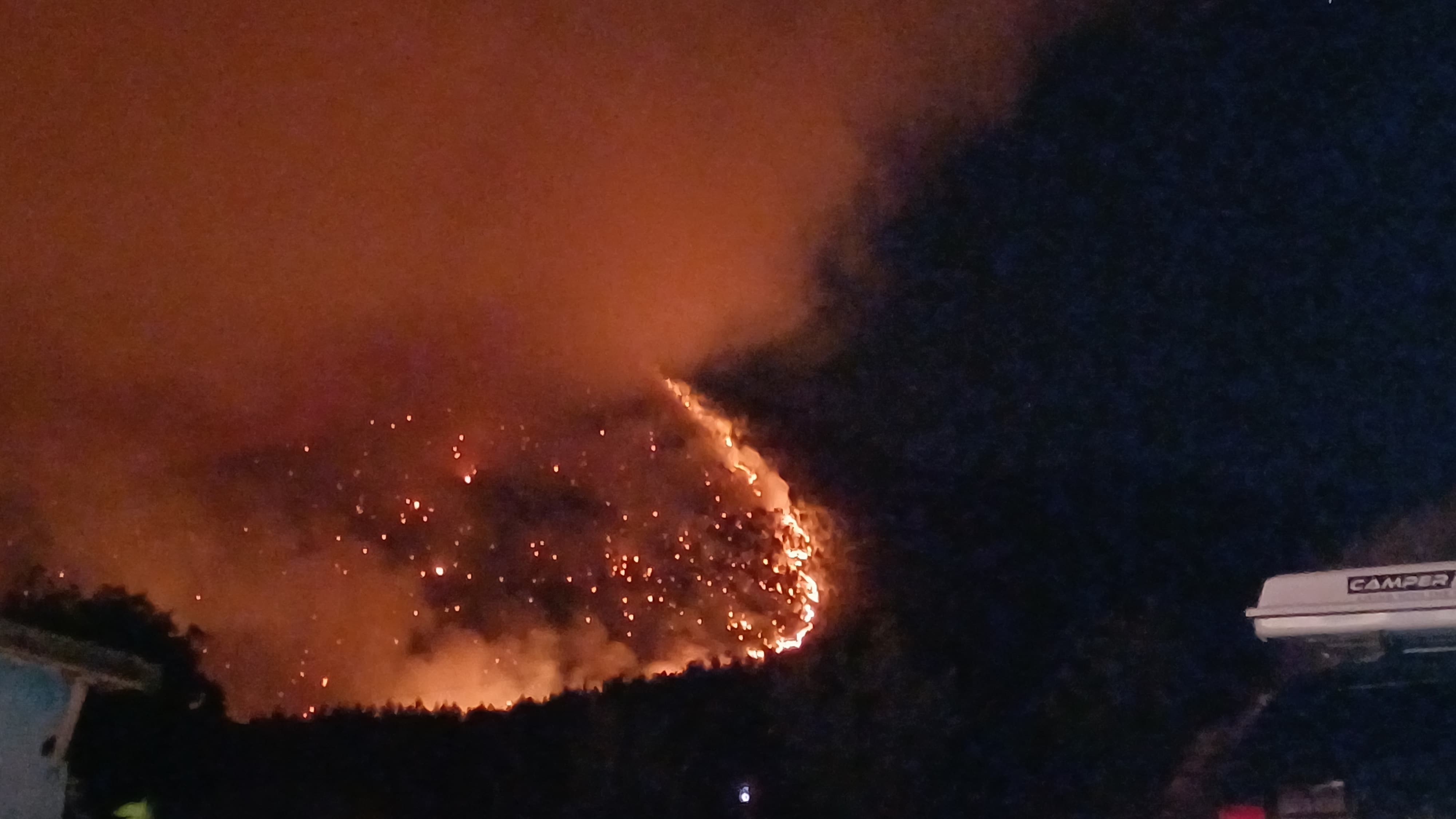 Karabük'te Orman Yangınları Nedeniyle 10 Köy Boşaltıldı (1)