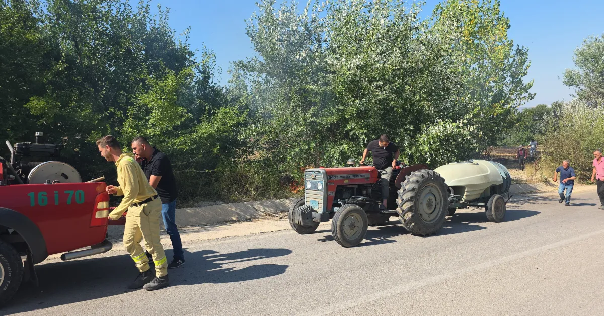Kıran Yaylası'nda Korkutan Yangın Kontrol Altına Alındı (4)