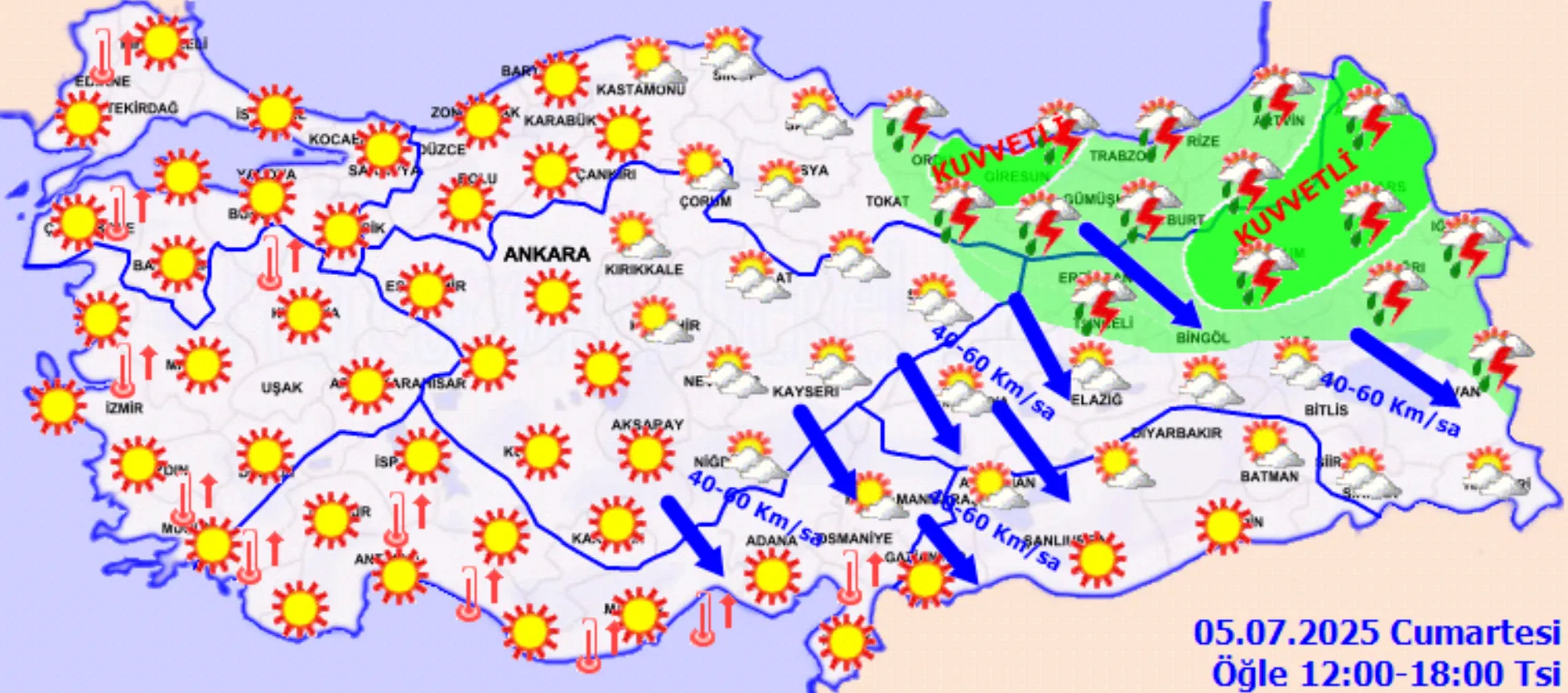 Meteoroloji Uyardı Gök Gürültülü Sağanak Yağış Geliyor! (5)