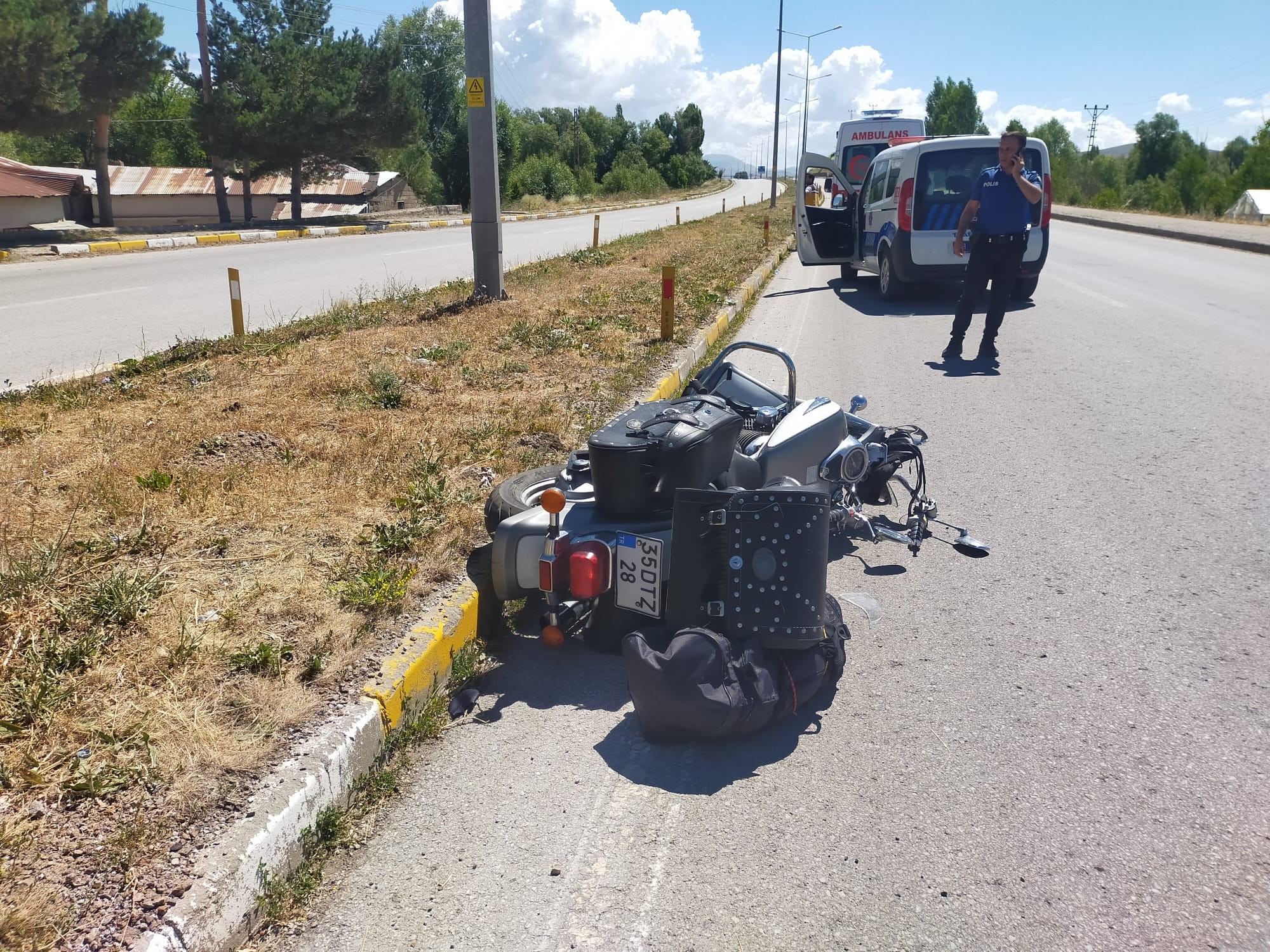 Motosikletin Çarptığı Yaya Hayatını Kaybetti (2)