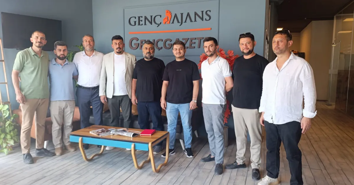 Mym Türkmen Boyları Federasyonu’ndan Genç Gazete’ye Ziyaret (1)