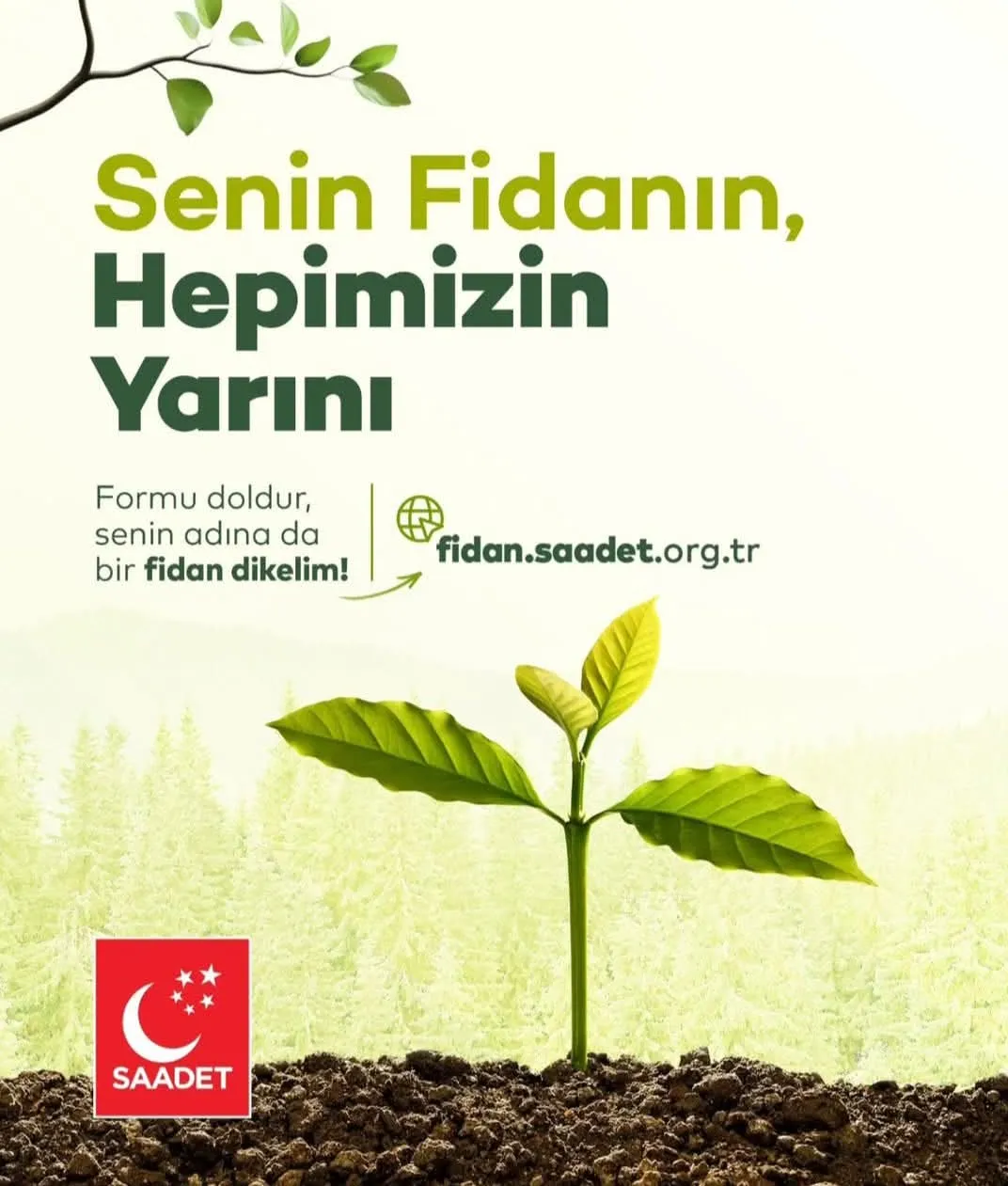 Saadet Partisi’nden İnegöl’e Fidan Çağrısı! Şehitlerin Adı Yaşatılacak (2)