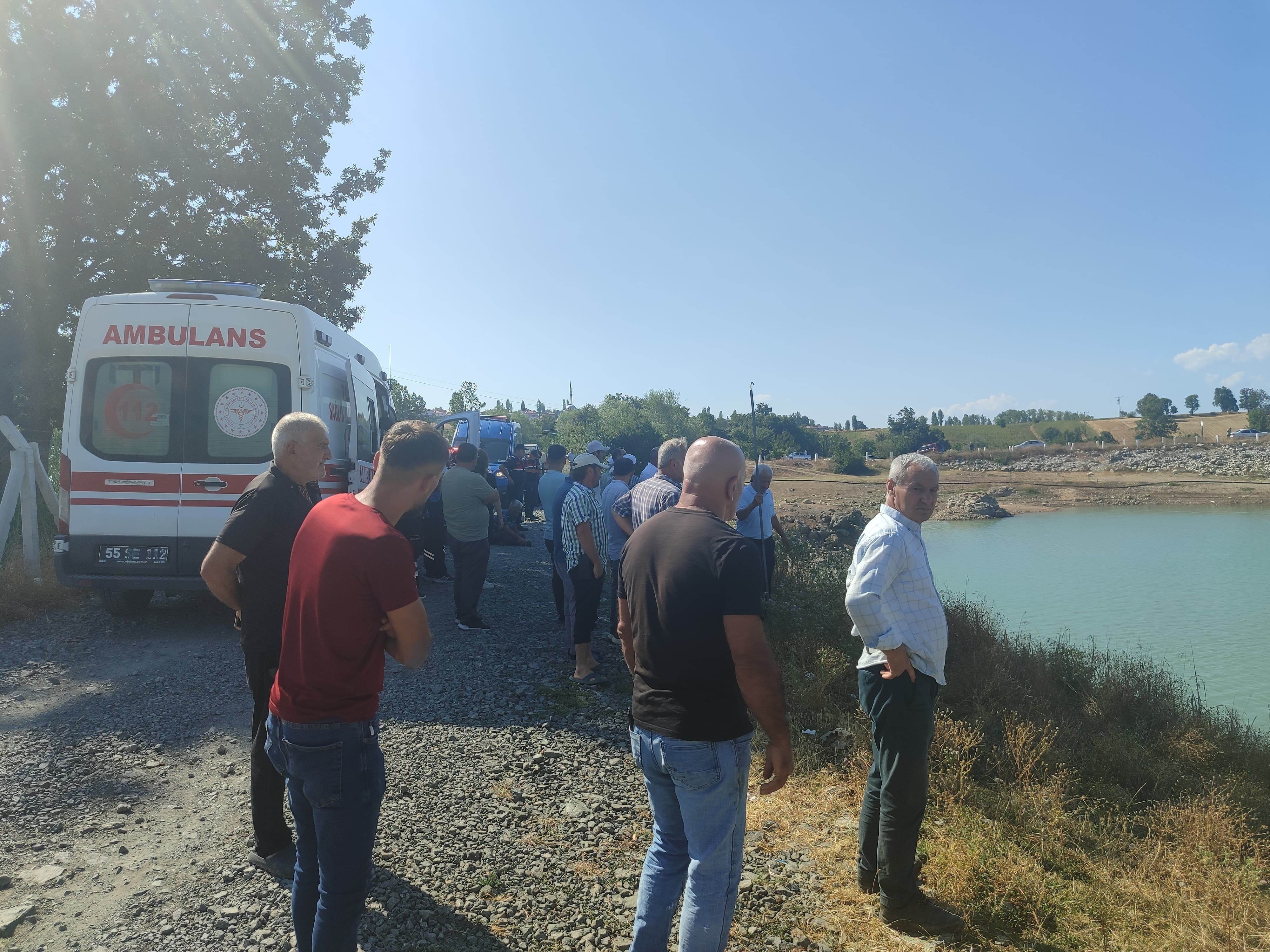 Samsun'da Baraj Göletine Giren Iki Genç Boğuldu (6)
