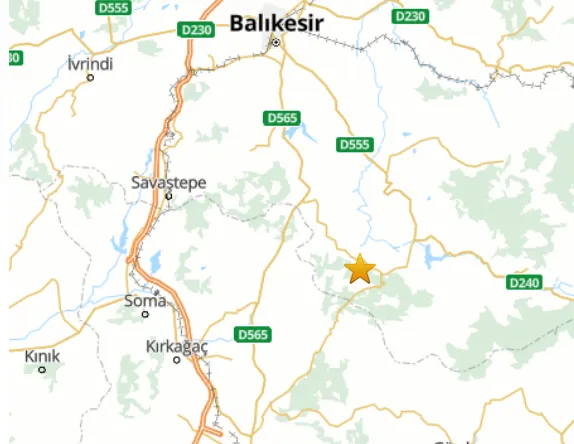 Balıkesir'de Korkutan Deprem (2)