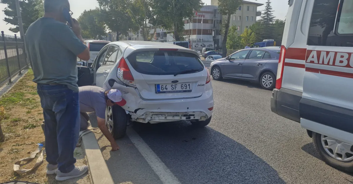 Bursa Ankara Karayolunda Korkutan Kaza 1 Yaralı (2)