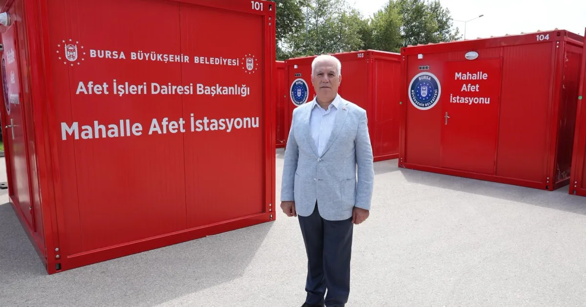 Bursa’da 42 Mahalleye Afet İstasyonu Kuruldu (2)