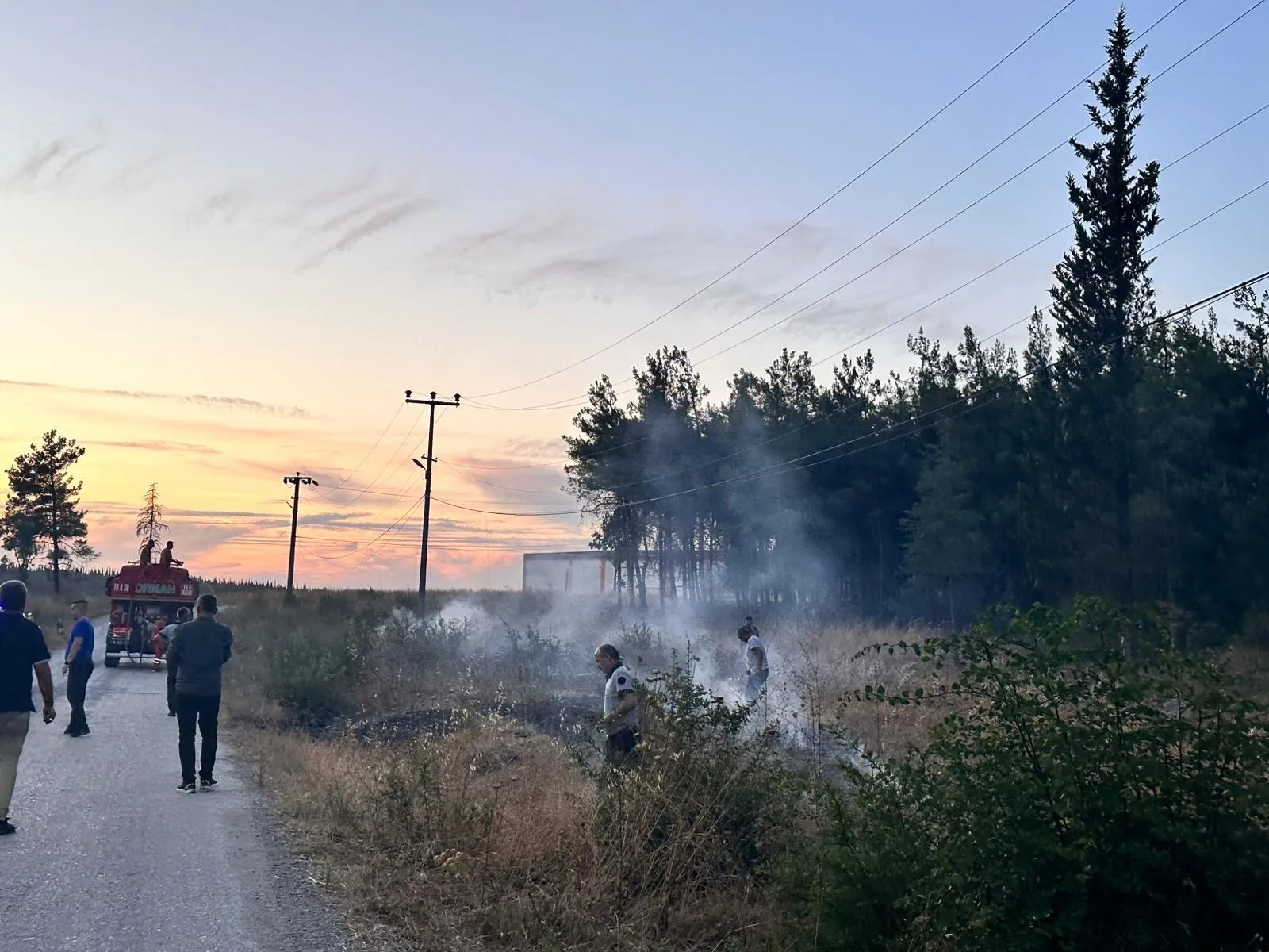 Bursa’da Korkutan Orman Yangını (4)
