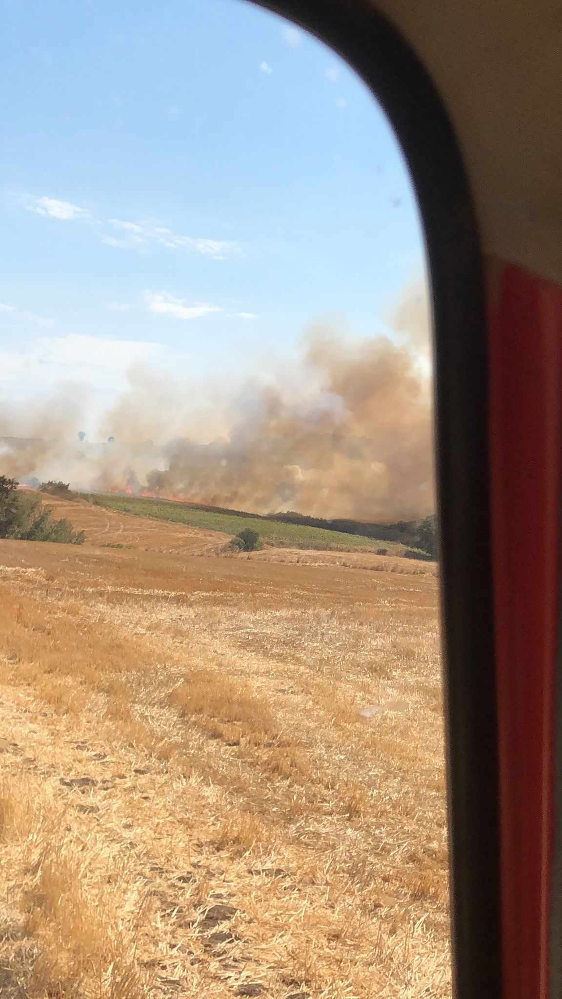 Çanakkale'de Tarım Arazisinde Yangın (3)