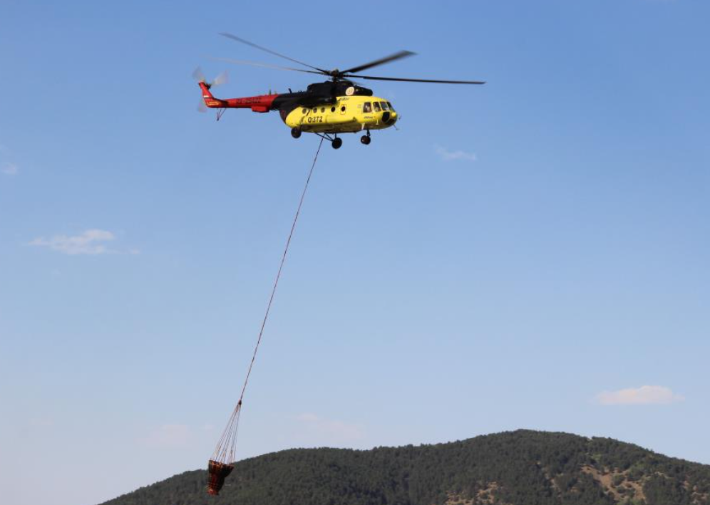 Çorum’daki Orman Yangını Kontrol Altına Alındı (3)