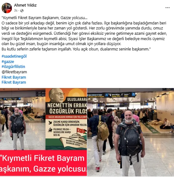 Gazze Ablukasını Kıracak Filoya İnegöl’den Destek (2)
