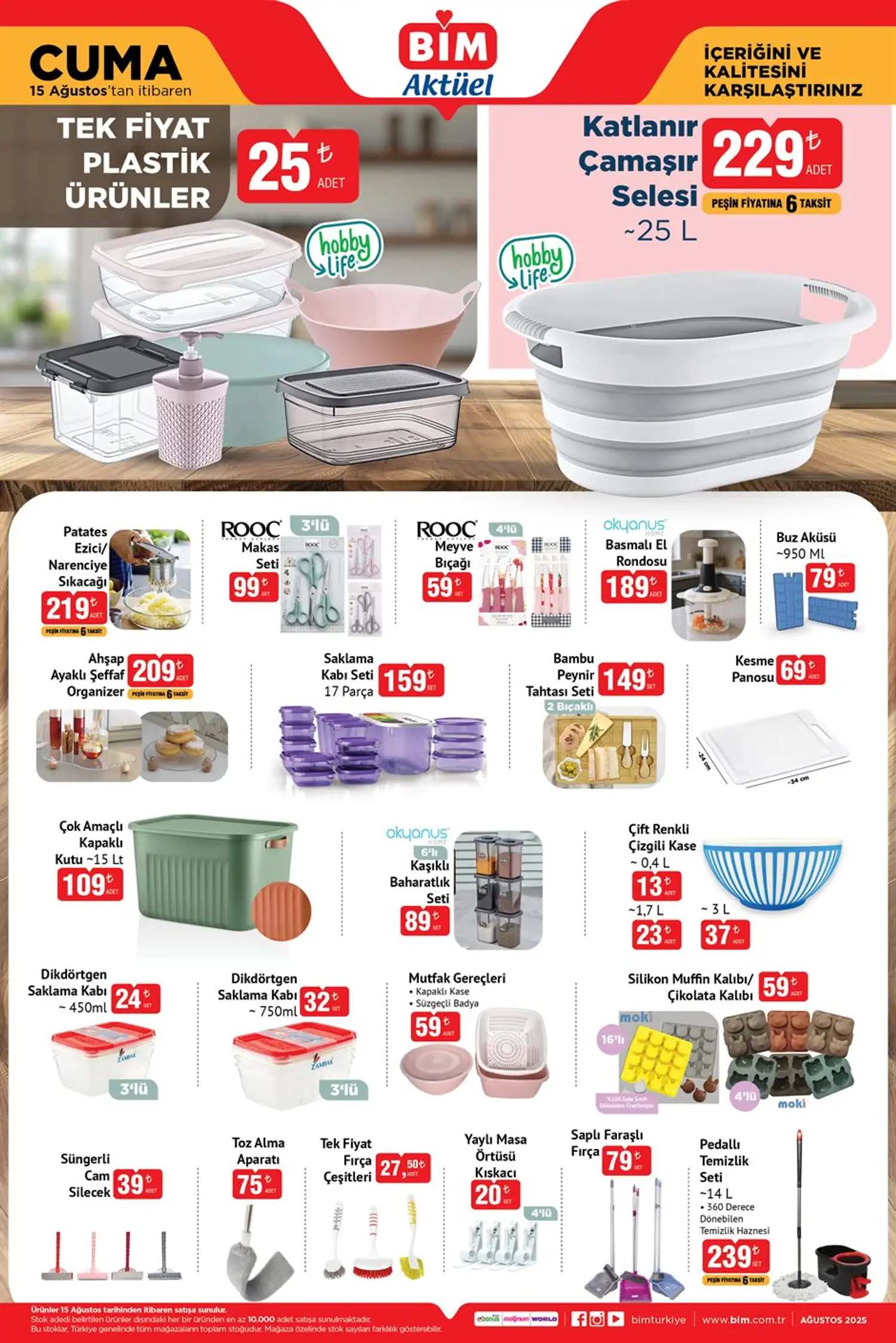 Genç Gazete Bi̇m 15 Ağustos Cuma Aktüel Kataloğunda Bu Hafta Hangi Ürünler Satışa Çıkacak Bi̇m'e Hangi İndirimli Ürünler Gelecek 4