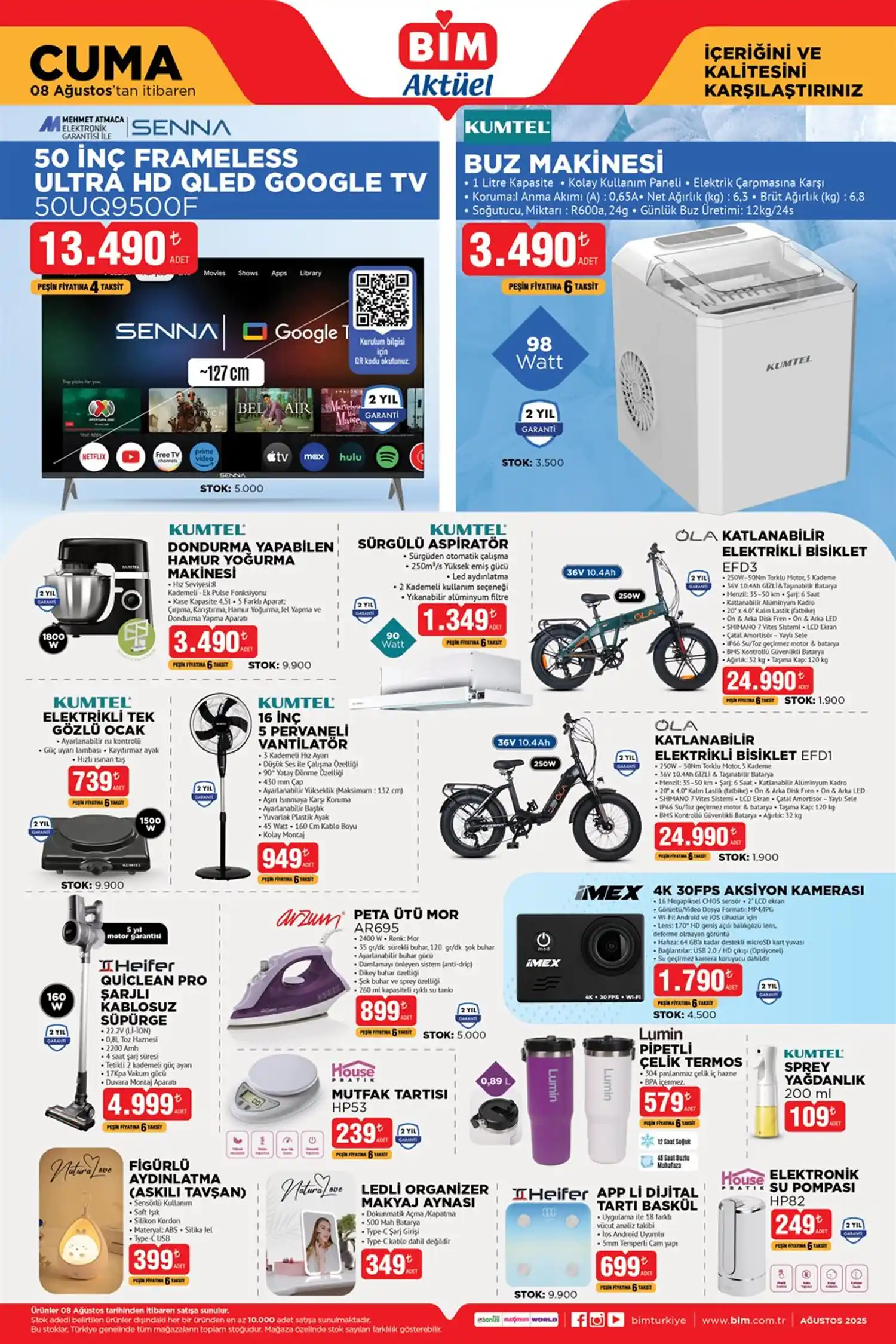 Genç Gazete Bi̇m 8 Ağustos Cuma Aktüel Kataloğunda Bu Hafta Hangi Ürünler Satışa Çıkacak Bi̇m'e Hangi İndirimli Ürünler Gelecek