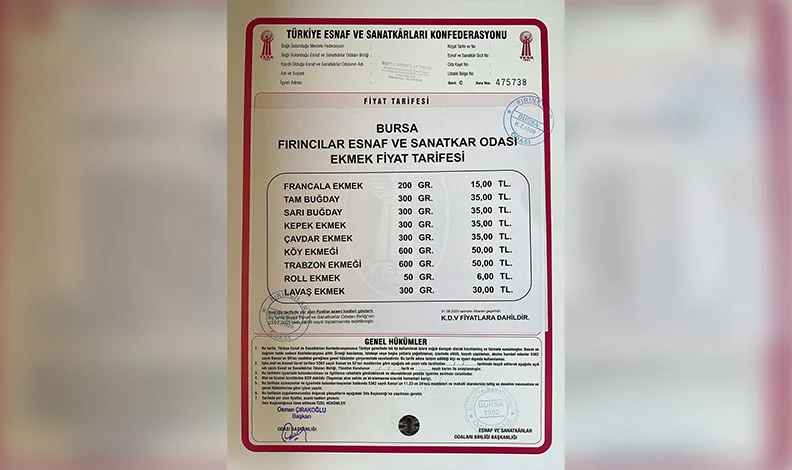 Genç Gazete Bursa'da Ekmeğe Gizli Zam Yapıldı 1
