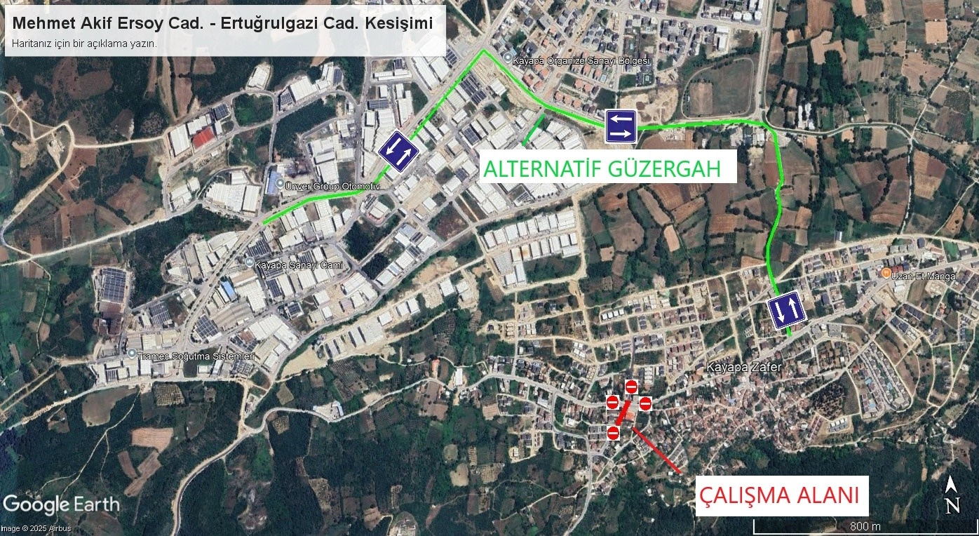 Genç Gazete Bursa'da O Yolları Kullanacaklar Dikkat! 26 Ağustos'a Kadar Trafiğe Kapalı Olacak 1