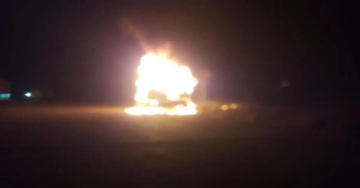 Genç Gazete Bursa’da Seyir Halindeki Tır Alev Topuna Döndü