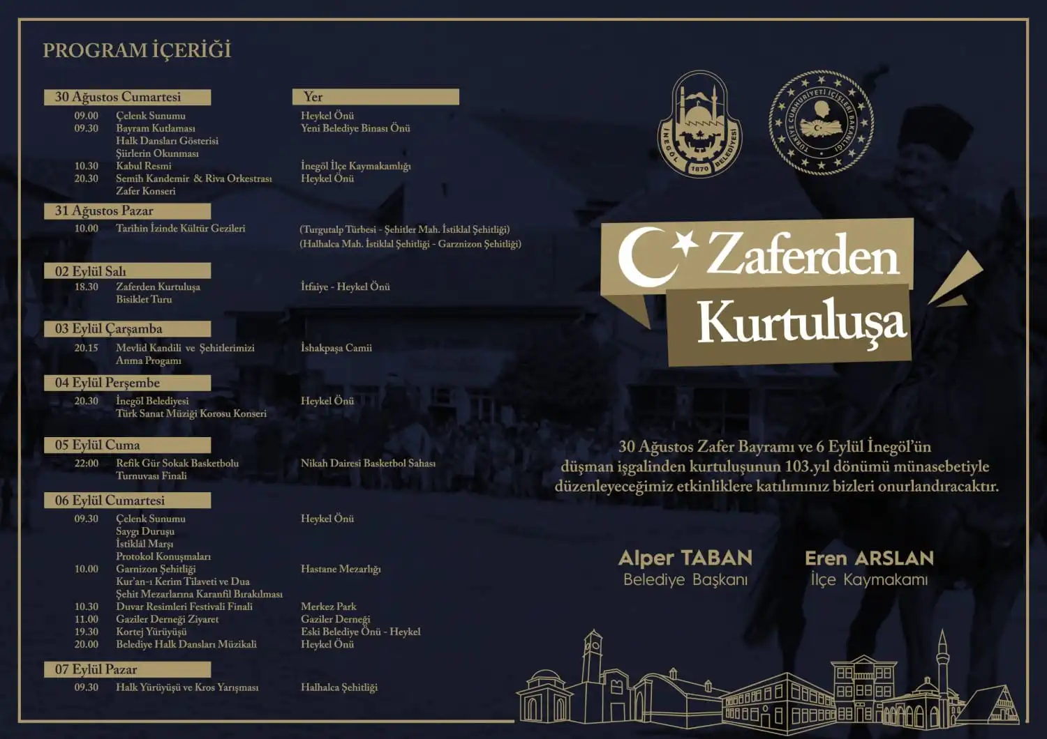 Genç Gazete İnegöl Belediyesi Duyurdu Zaferden Kurtuluşa Programı Başladı 1