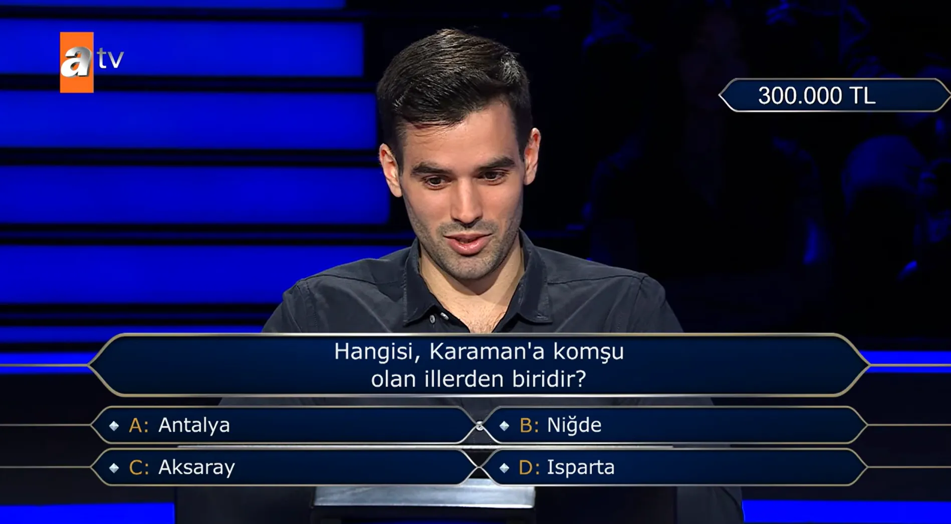 Hangisi Karaman'a Komşu Olan İllerden Biridir Kim Milyoner Olmak İster Sorusu Cevabı (3)