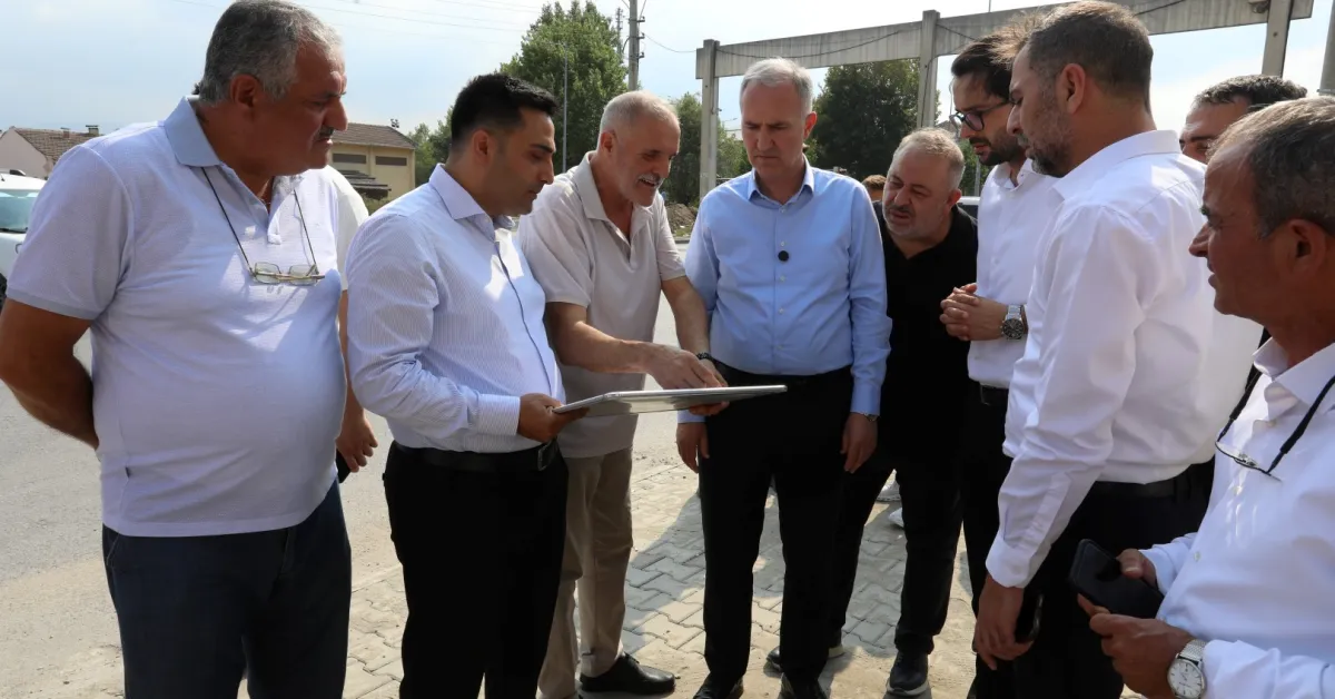 İnegöl’de Ağaç İşleri Sanayisinde 40 Araçlık Yeni Otopark Yapılıyor (8)