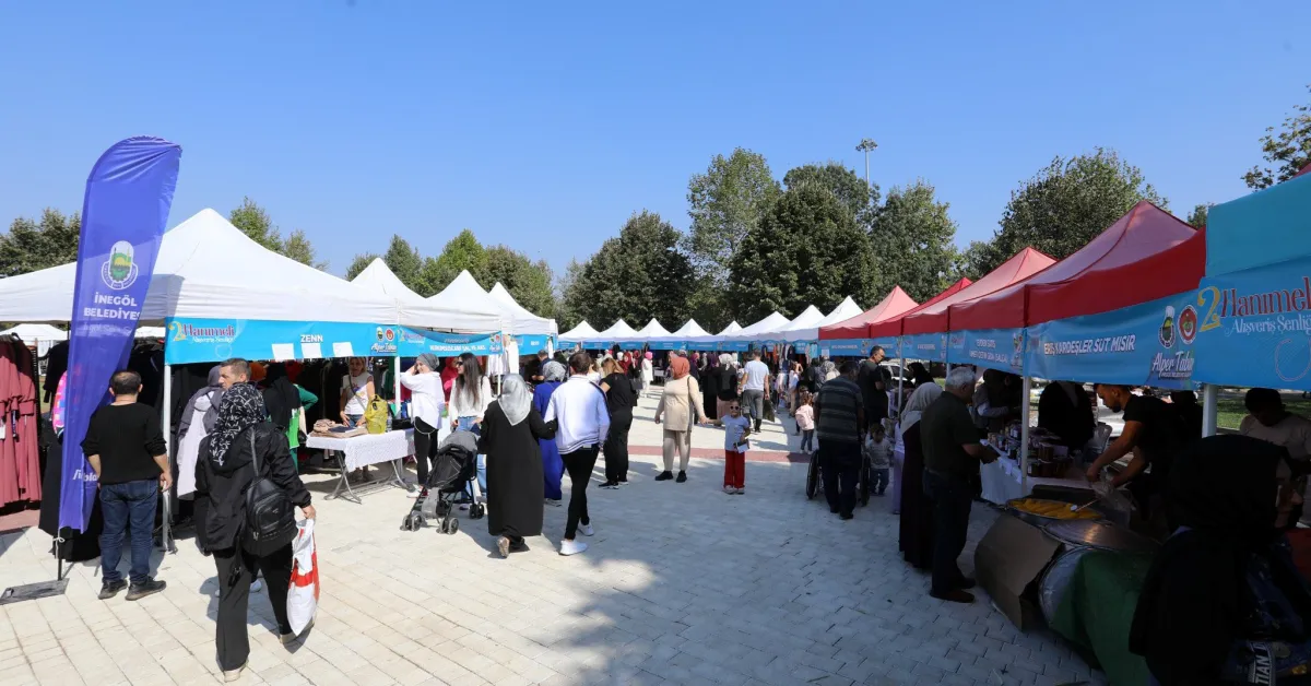 İnegöl'de Hanımeli Alışveriş Şenliği Başlıyor! 3 Günlük Etkinlikte 150 Stant Kurulacak (1)