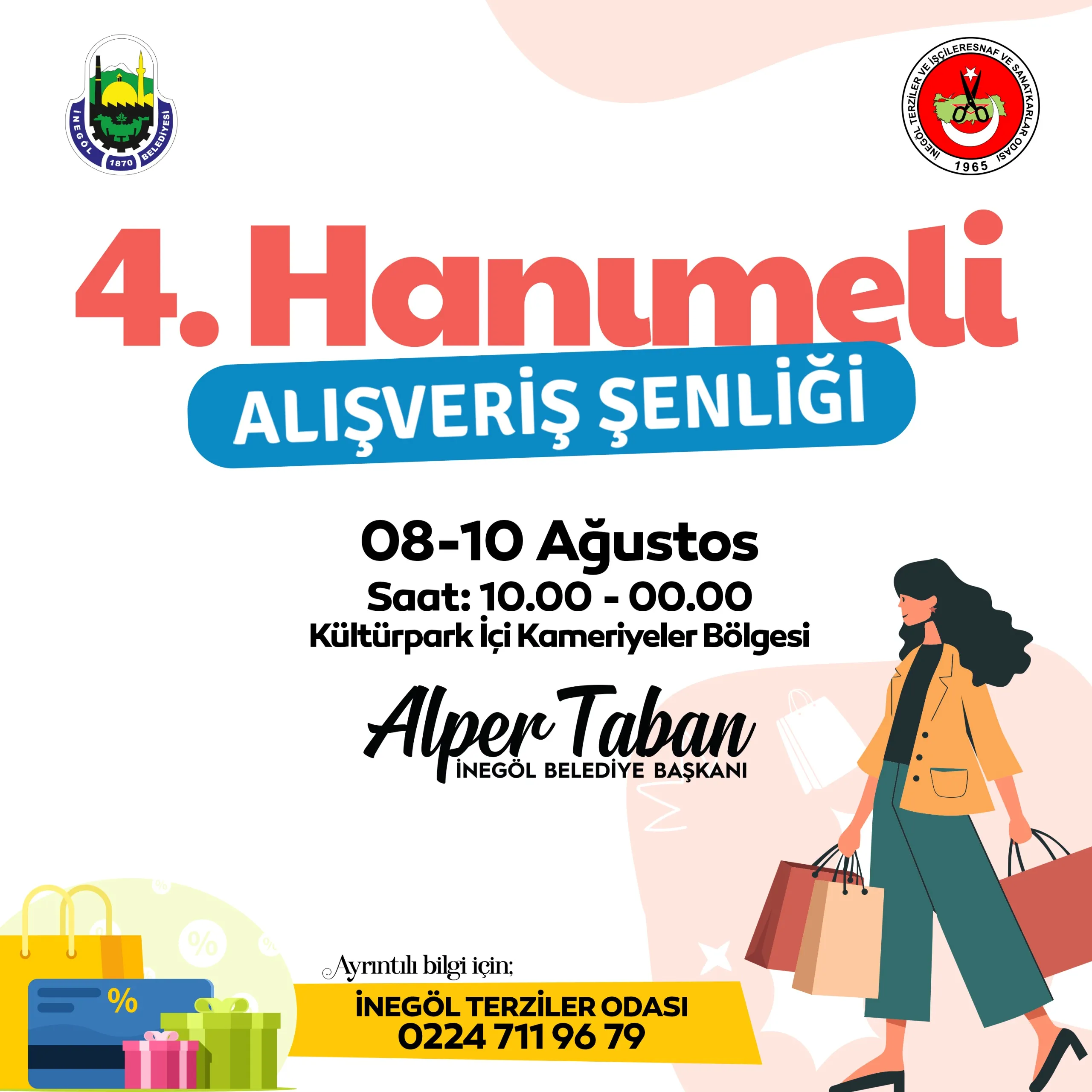 İnegöl'de Hanımeli Alışveriş Şenliği Başlıyor! 3 Günlük Etkinlikte 150 Stant Kurulacak (2)