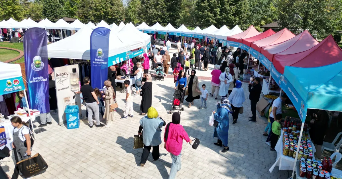 İnegöl'de Hanımeli Alışveriş Şenliği Başlıyor! 3 Günlük Etkinlikte 150 Stant Kurulacak (4)