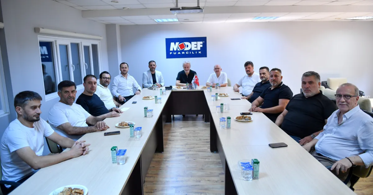 İnegölspor Yönetiminden Modef’e Ziyaret (4)