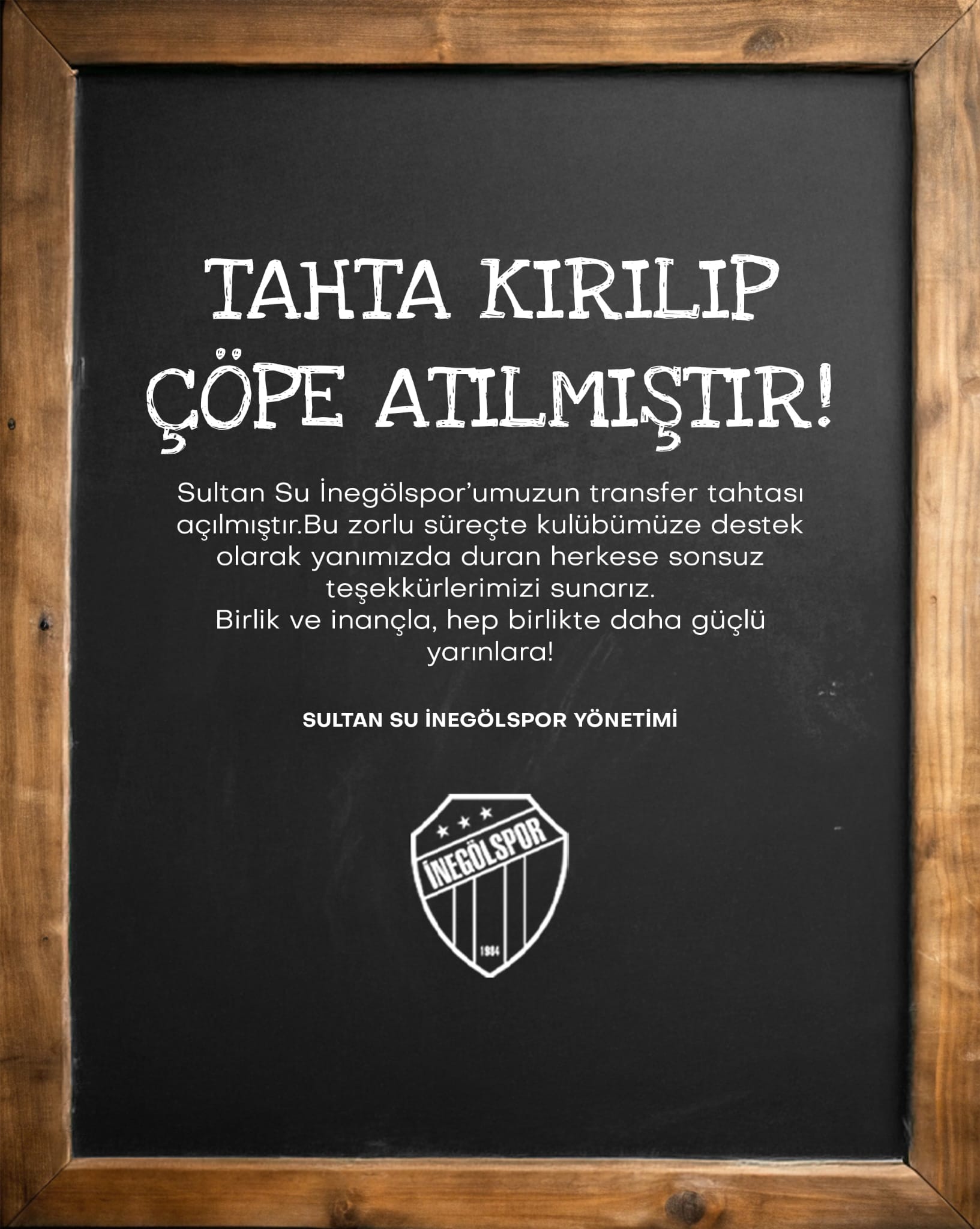 İnegölspor’da Transfer Tahtası Resmen Açıldı-1