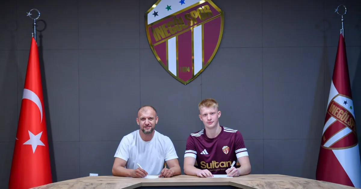 İnegölspor’un Genç Kalecisi Yusuf Alper Demirtaş Profesyonel İmza Attı (2)