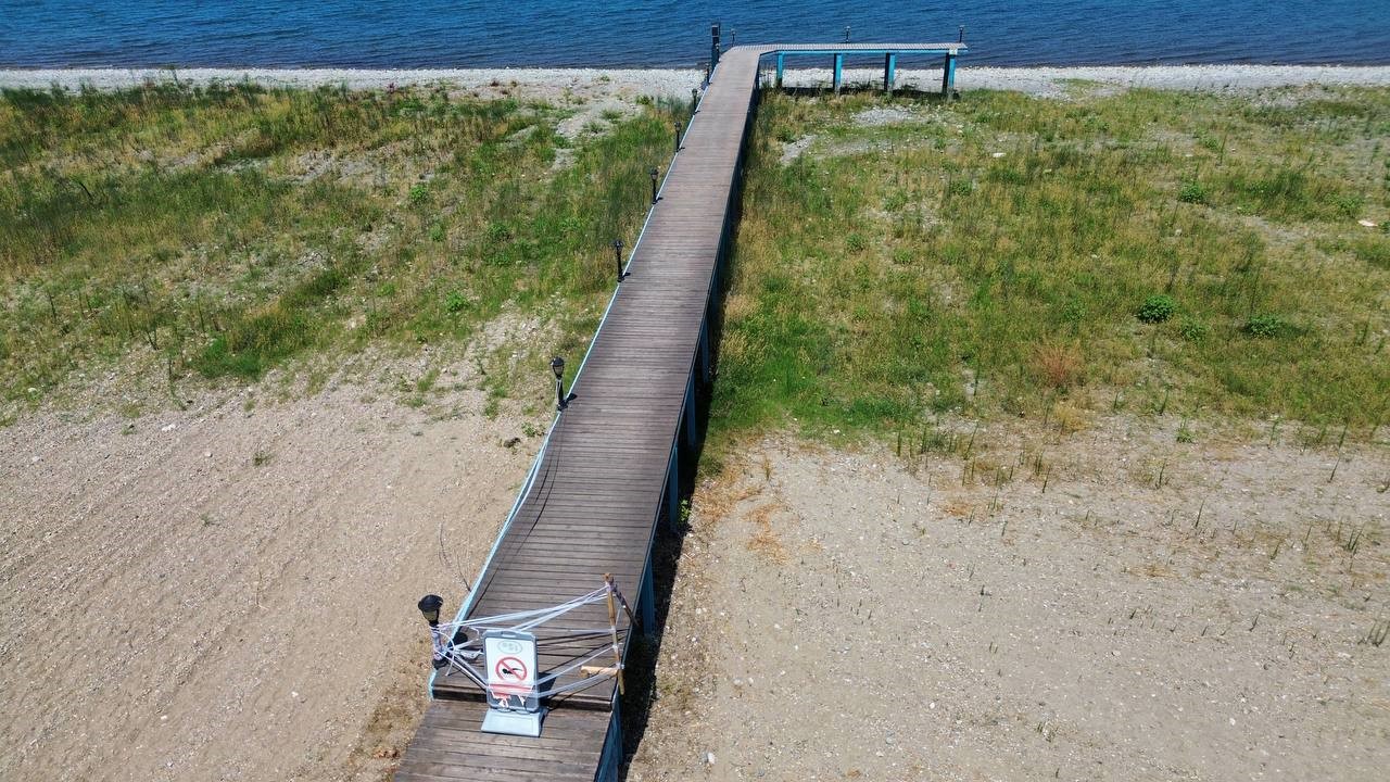 İznik Gölü’nün En Büyük Iskelesi Karada Kaldı (1)