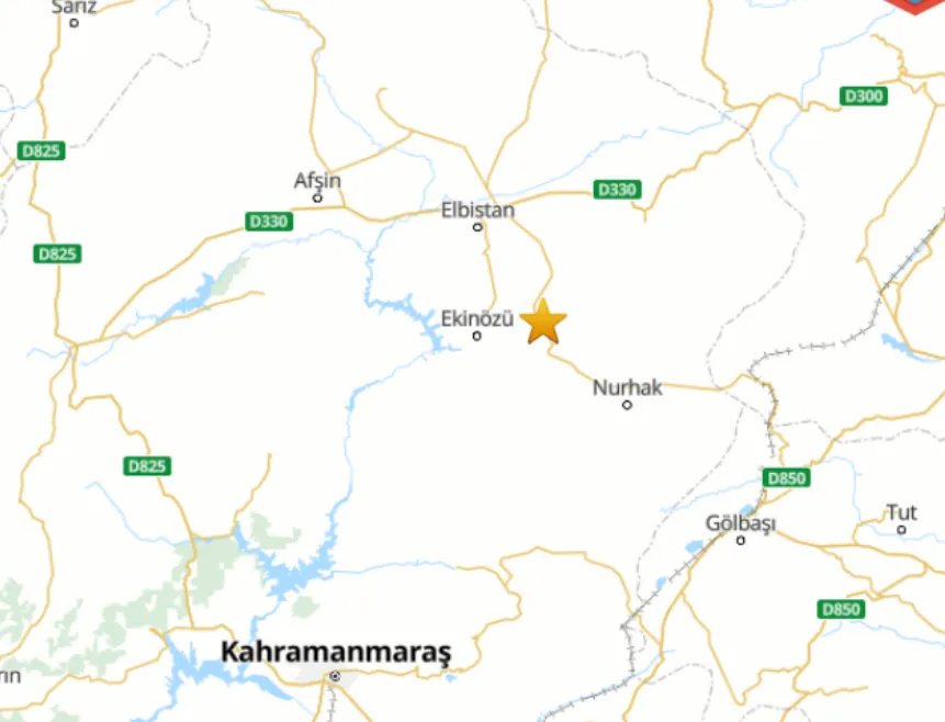 Kahramanmaraş'ta Deprem Meydana Geldi (1)