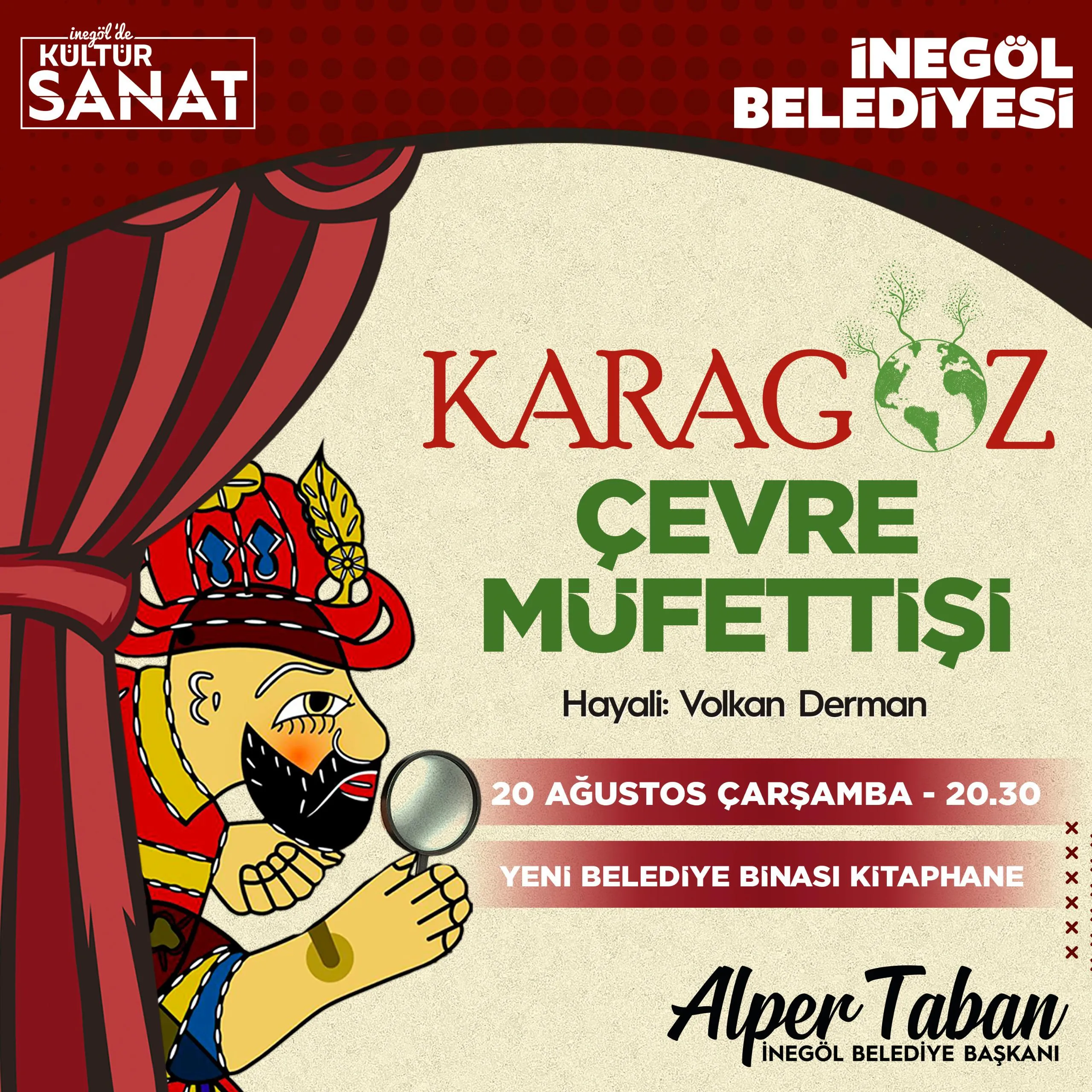 Karagöz Çevre Müfettişi Gölge Oyunu İnegöl’de Çocuklarla Buluşuyor (2)