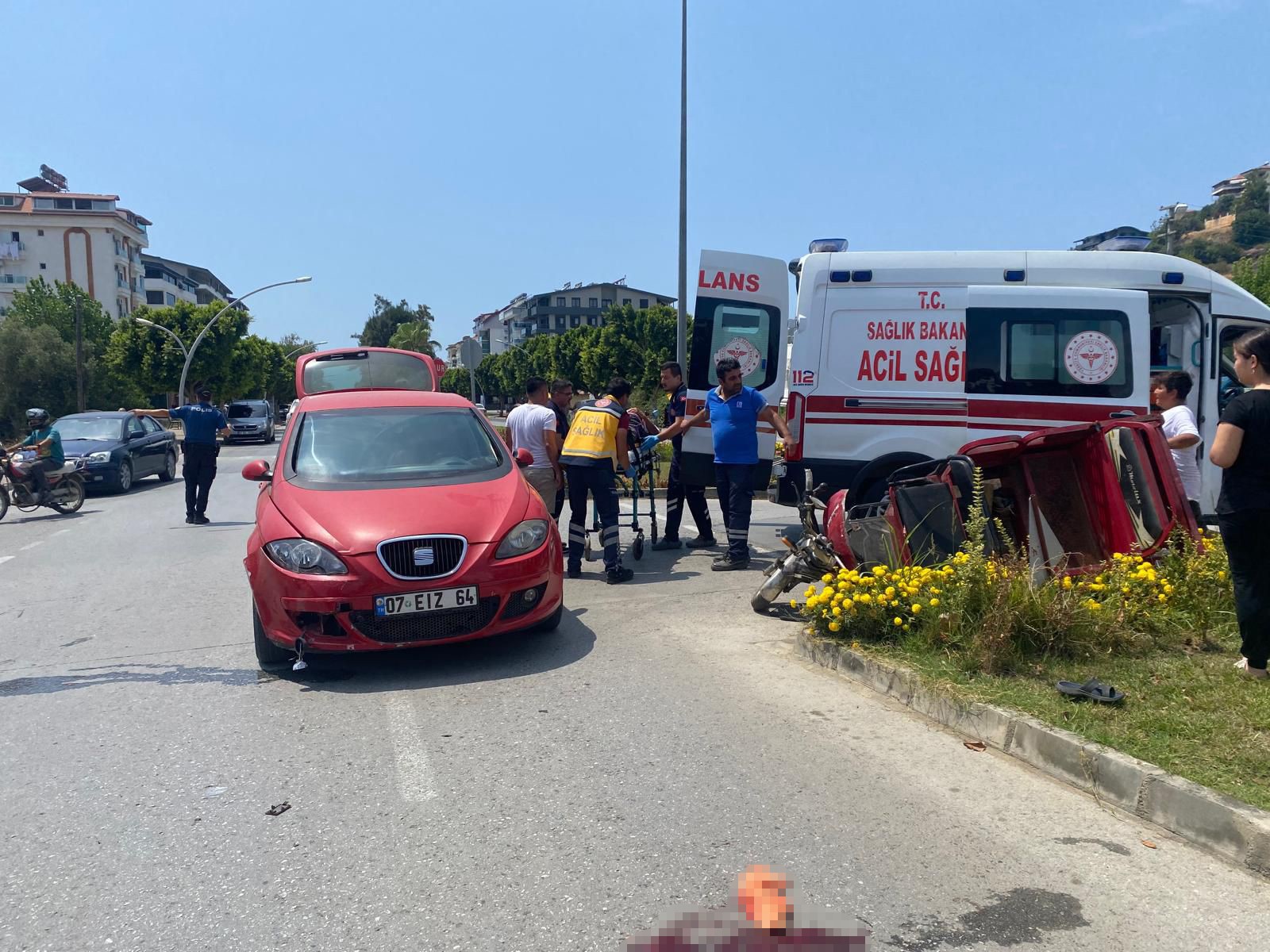 Kazada Baba Oğul Hastanelik Oldu (3)