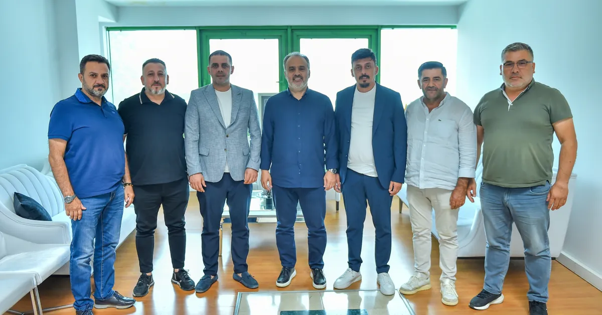 Sultan Su İnegölspor'dan Alinur Aktaş'a Ziyaret (1)