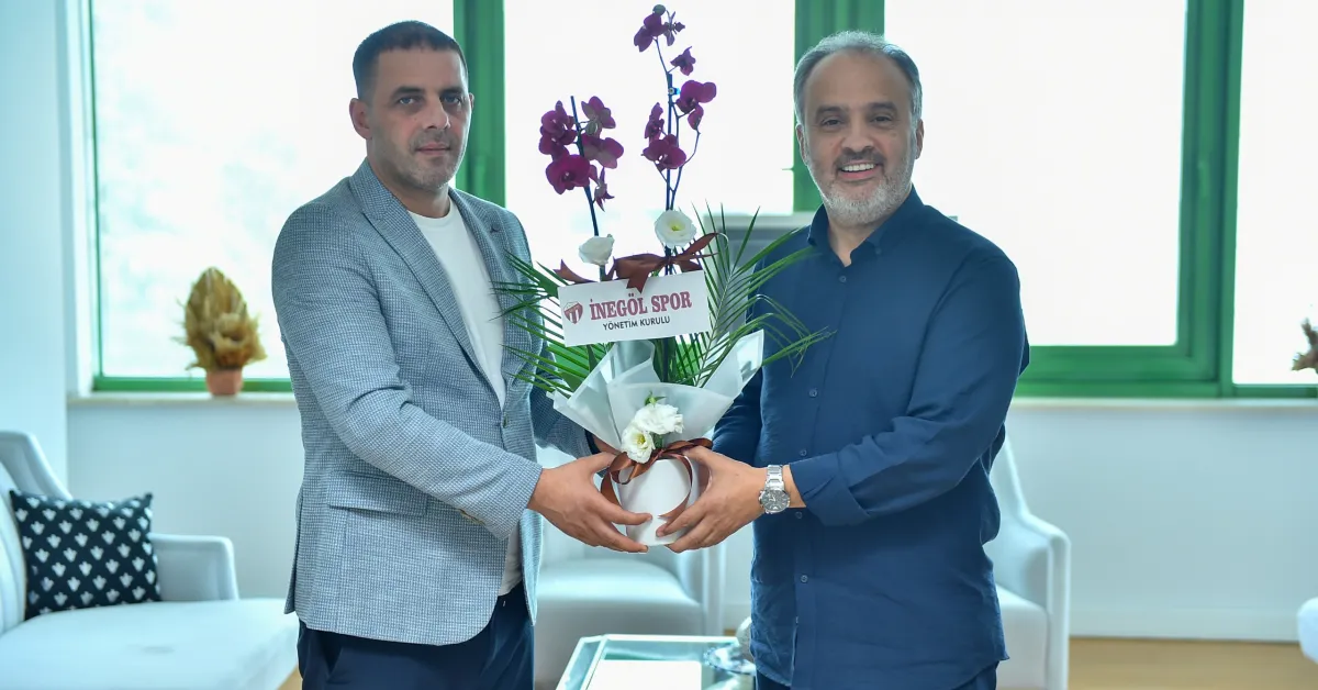 Sultan Su İnegölspor'dan Alinur Aktaş'a Ziyaret (2)