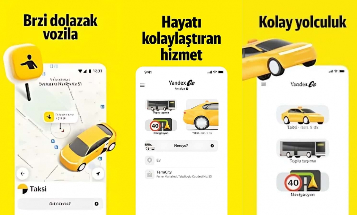 Yandex Go Taksi Hizmeti Turkiyede 8983